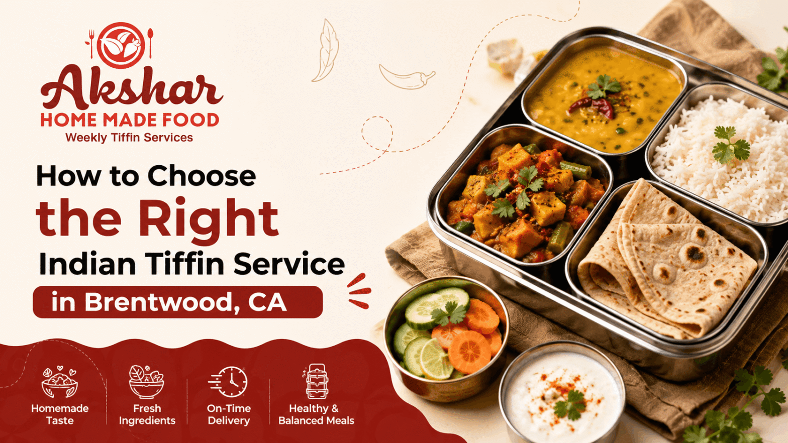 Indian Tiffin Service in Brentwood, CA